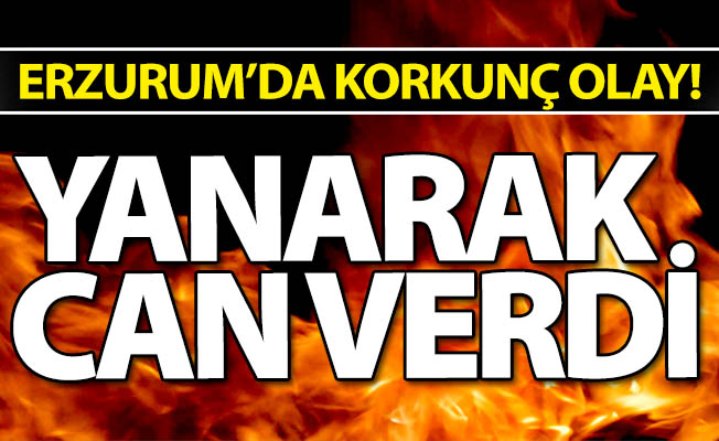 Erzurum'da korkunç olay! Erzurum'da korkunç olay!