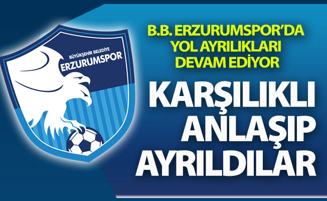 Karşılıklı anlaşarak ayrıldılar...