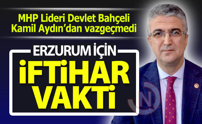 MHP Lideri Bahçeli, Aydın'dan vazgeçmedi