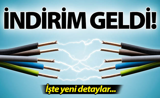 Elektrikte indirim!