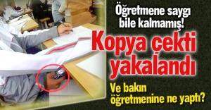 Öğretmenine bakın ne yaptı!