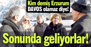Erzurum'a geliyorlar...