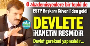 ESTP'den sert tepki!