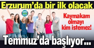 Erzurum'da bir ilk olacak!