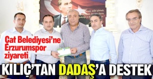 Kılıç'tan Erzurumspor'a tam destek