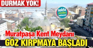 Muratpaşa Meydanı tamgaz!