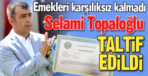 Topaloğlu'na başarı belgesi