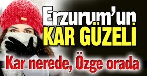 Erzurum'un kar güzeli