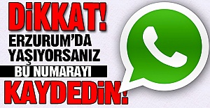Bu numarayı kaydedin!