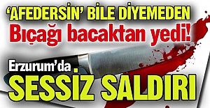 Erzurum'da sessiz saldırı!