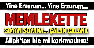 Erzurum'da soyan soyana!