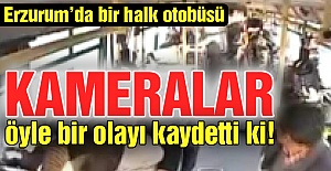 Kamera saniye saniye kaydetti!