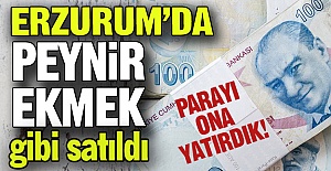 Peynir ekmek gibi satıldı!