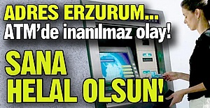 ATM'de inanılmaz olay!