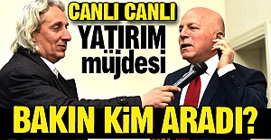 Canlı canlı yatırım müjdesi!