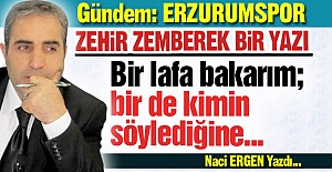 Ergen'den zehir zemberek bir yazı!