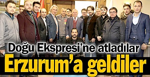 Erzurum'a da uğradılar...