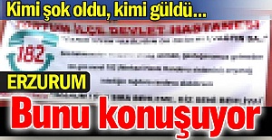 Erzurum bu pankartı konuşuyor!