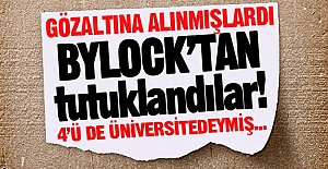 Erzurum'da 4'ü de tutuklandı!