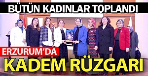 Erzurum'da KADEM rüzgarı