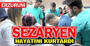 Hayatını sezaryen kurtardı!