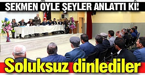 Sekmen'i soluksuz dinlediler
