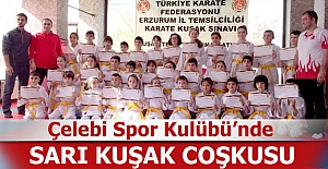 Çelebi'de sarı kuşak coşkusu