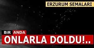 Erzurum semalarını kapladı!