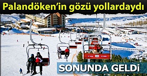 Palandöken'in gözü yollardaydı!
