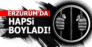 Erzurum'da hapsi boyladı!