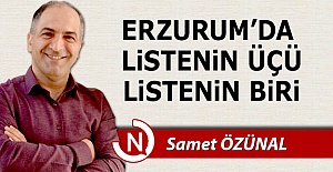 Erzurum'da listenin üçü, listenin biri!..