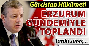 Gürcistan'da gündem Erzurum'du...