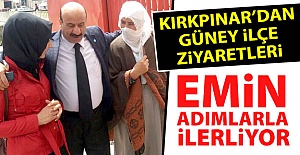 Kırkpınar'dan güney ilçelere ziyaret