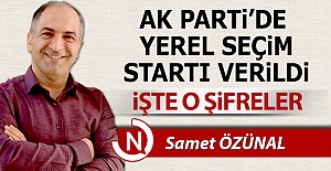 AK Parti'de yerel seçimlerin şifreleri...