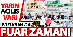 Erzurum'da fuar zamanı!..
