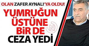 Hem yumruk, hem de ceza yedi!..