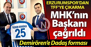 Erzurumspor'dan TFF'ye çıkarma!