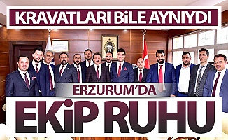 Erzurum'da işte ekip ruhu!