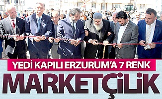 Yedi kapılı Erzurum'a yedi renkli...