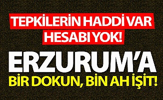 Erzurum'da tepkinin haddi var, hesabı yok!