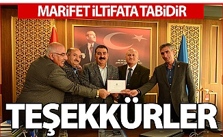 Sunar'a teşekkür için gittiler...
