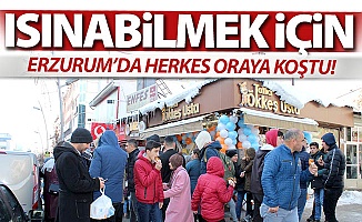 Erzurum'da şimdi ısınma zamanı!