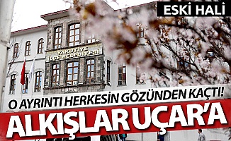 Yakutiye Belediye binasındaki o detay!