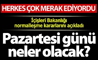 Pazartesi günü bakın neler olacak?