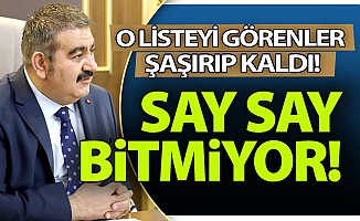 Başkan Sunar o listeyi paylaştı!
