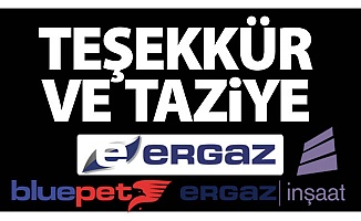 TEŞEKKÜR VE TAZİYE İLANI