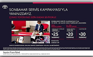 TOYOTA'DAN SONBAHAR SERVİS KAMPANYASI
