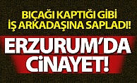 Erzurum'da cinayet!