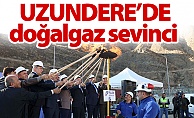 Uzundere'de doğalgaz sevinci